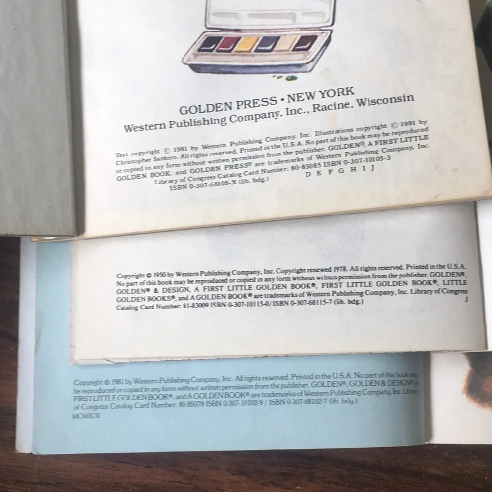 14 Vintage First Little Golden Books 70s 80s -  5.5”x 5.5” Small Tiny Mini Size - Picture 8 of 14